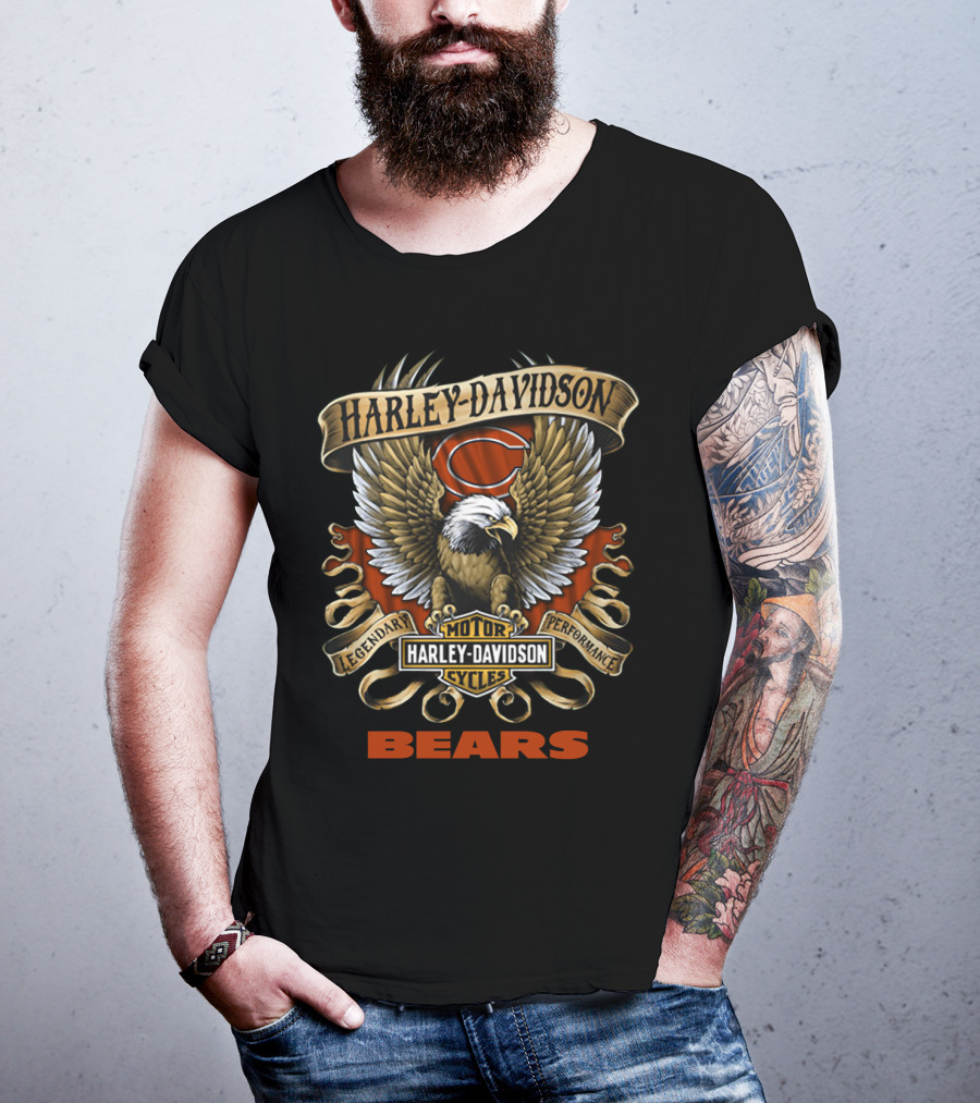 Harley Davidson Legendary Performance Bears T-Shirt