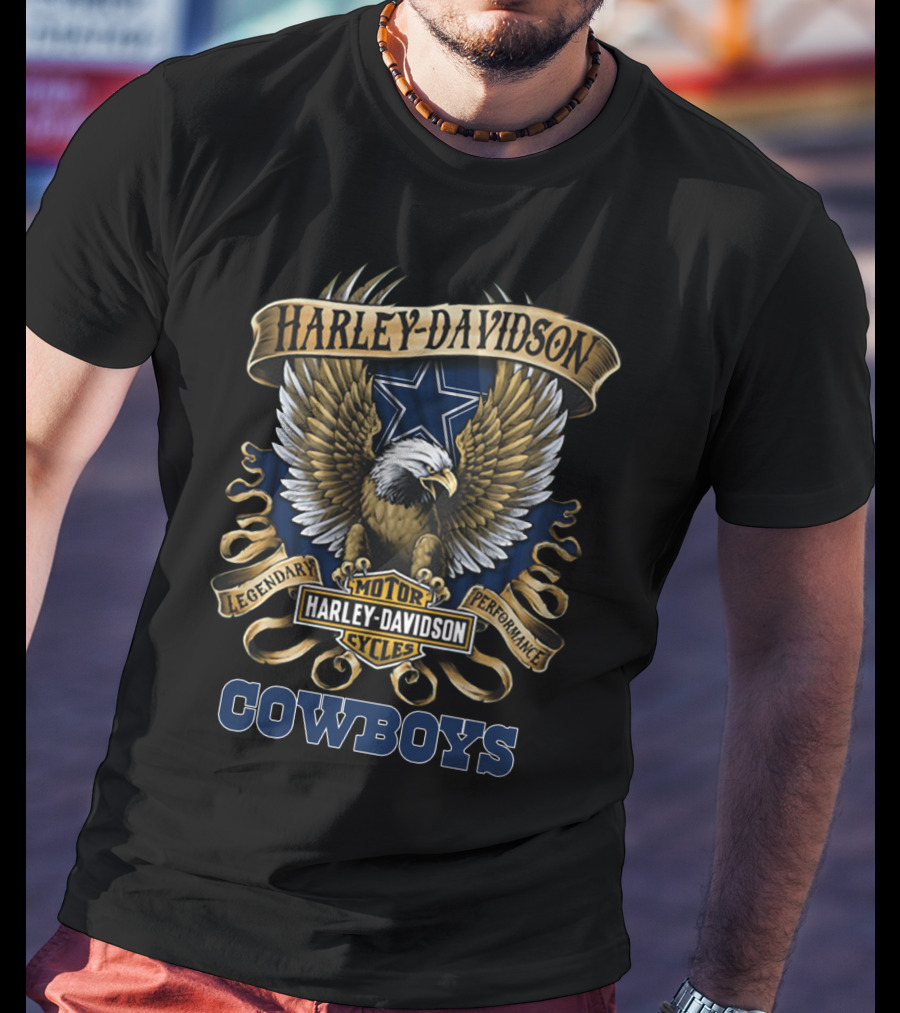 Harley Davidson Legendary Performance Cowboys Star 01.04 Dallas T-Shirt