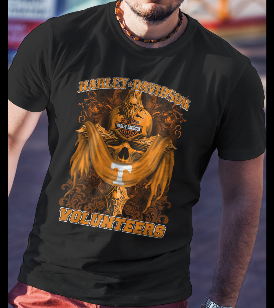 Harley Davidson Volunteers Tennessee Motorcycles T-Shirt