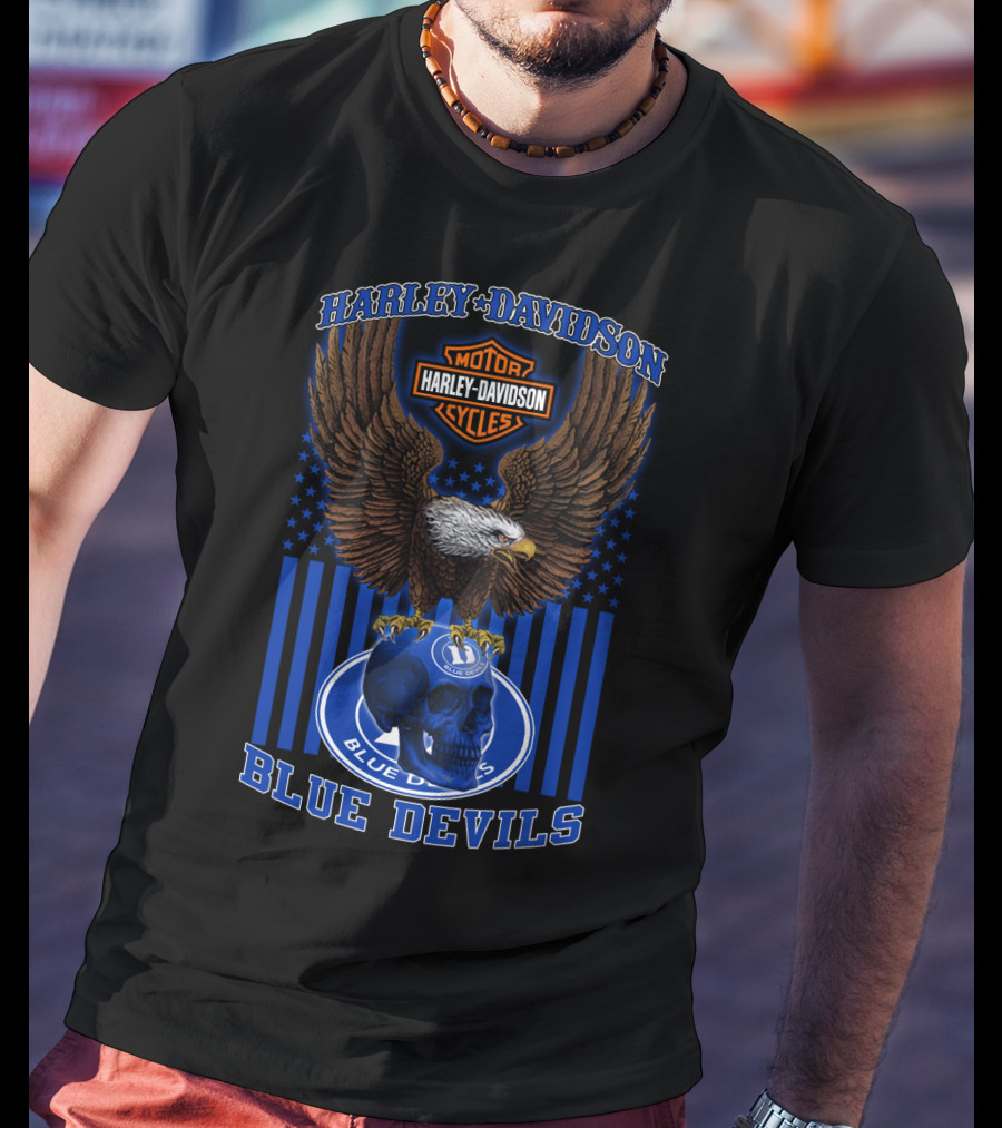 Harley Davidson Motorcycles Blue Devils Hd 04.21 T-Shirt