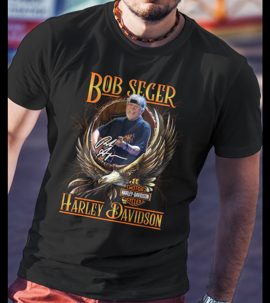 Bob Seger Harley Davidson Motor Cycles Hd198 T-Shirt