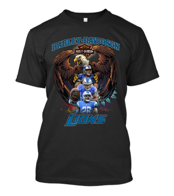Harley Davidson Motor Lions Hd208 Detroit T-Shirt