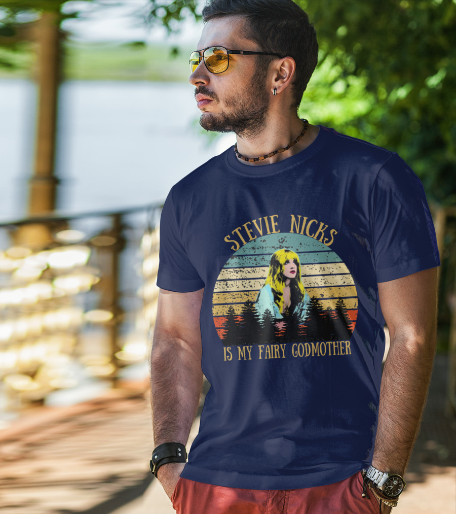 Stevie Nicks Is My Fairy Godmother Vintage Love T-Shirt