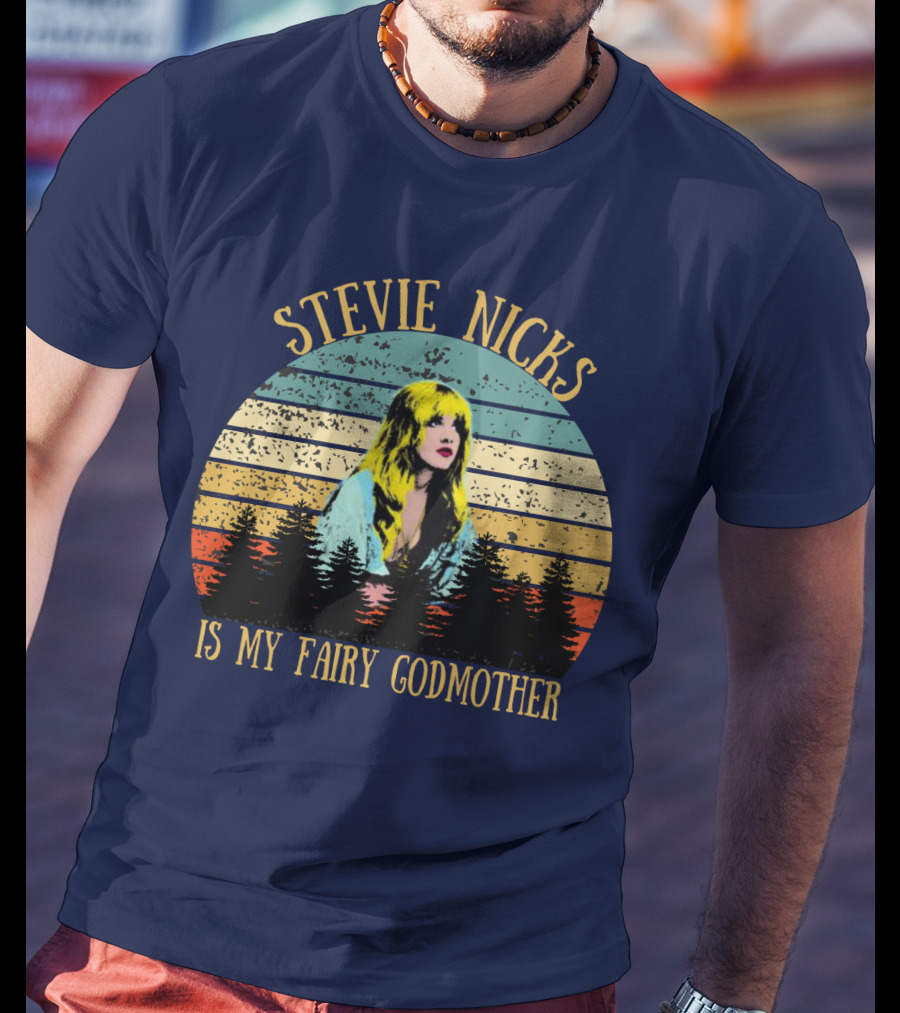 Stevie Nicks Is My Fairy Godmother Vintage Love T-Shirt