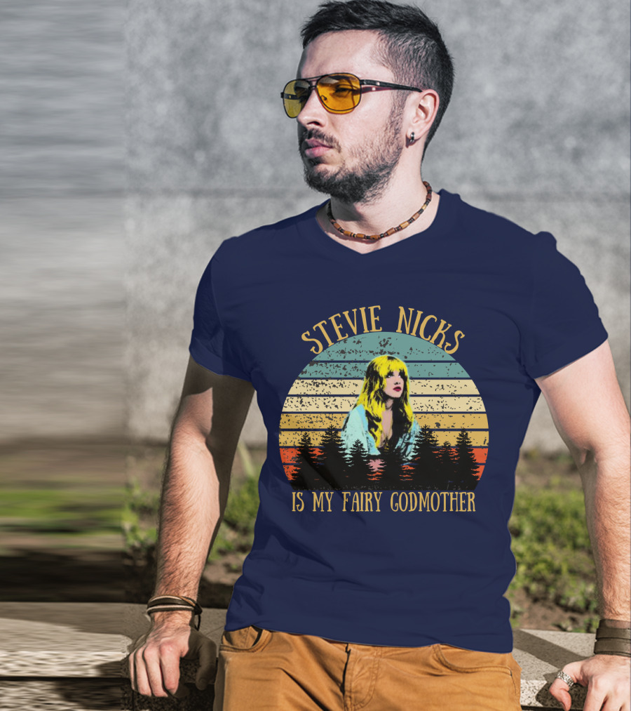 Stevie Nicks Is My Fairy Godmother Vintage Love T-Shirt