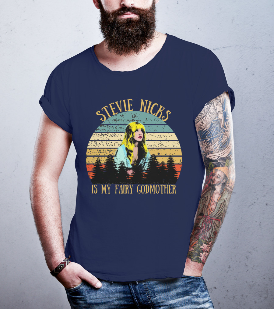 Stevie Nicks Is My Fairy Godmother Vintage Love T-Shirt