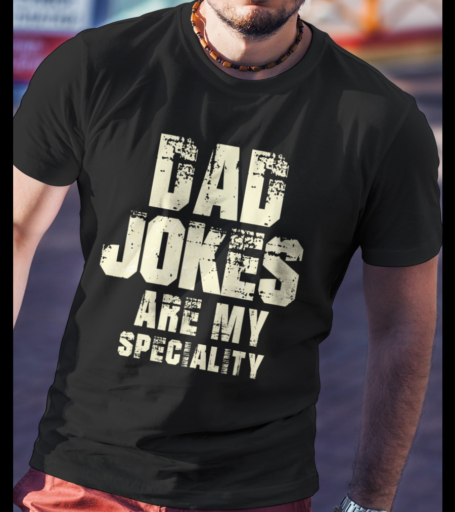 Dad Jokes Are My Speciality Retro T-Shirt