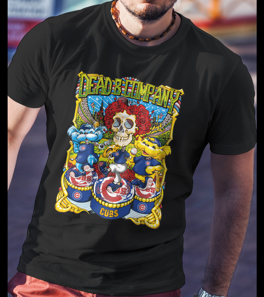 Dead & Company Cubs Mlb Collaboration T-Shirt