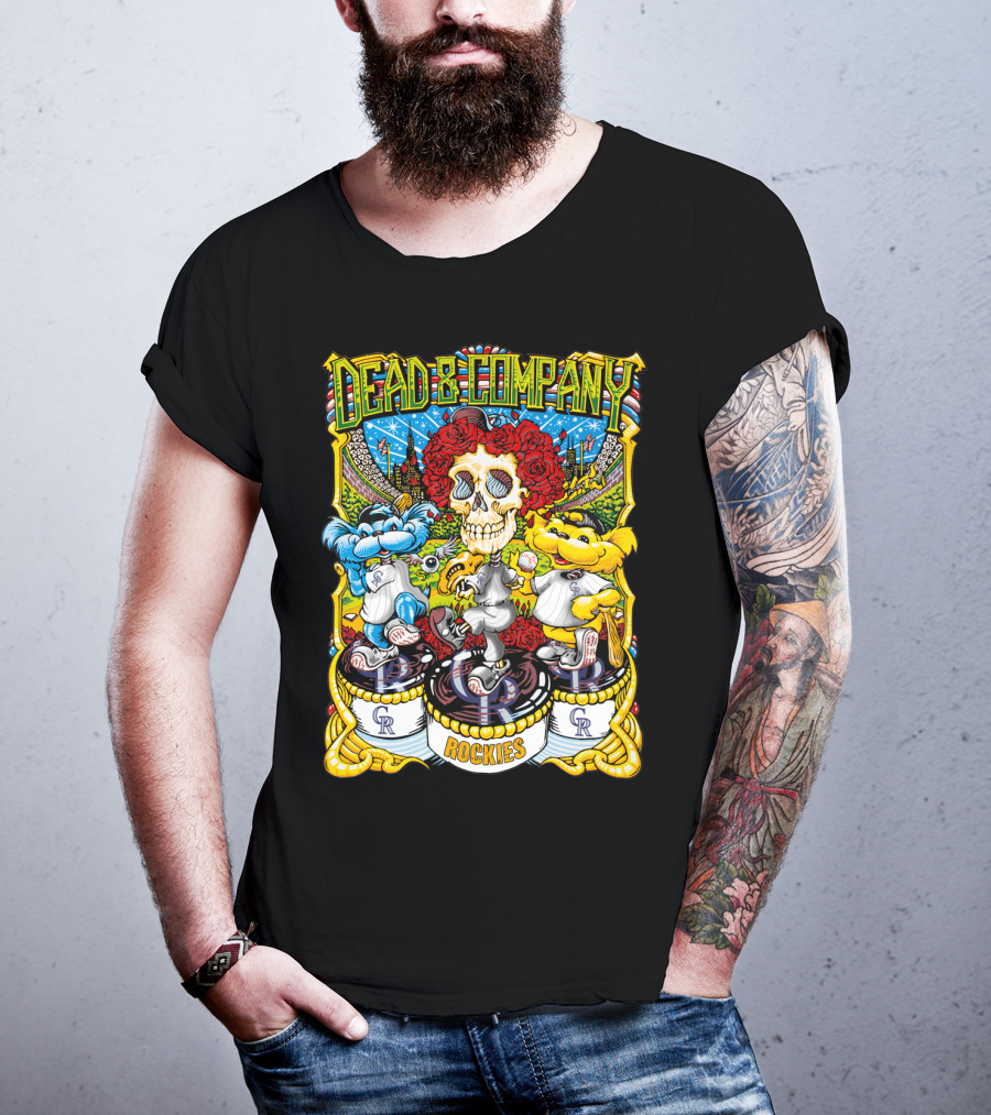 Dead & Company Rockies Cr Logo Collaboration T-Shirt