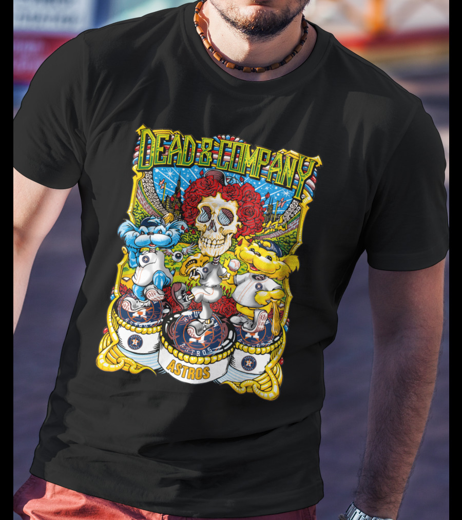 Dead & Company Astros Mlb Collaboration T-Shirt