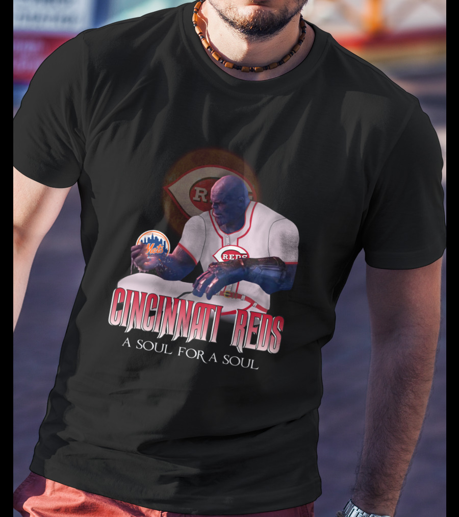 Cincinnati Reds A Soul For A Soul Mets T-Shirt