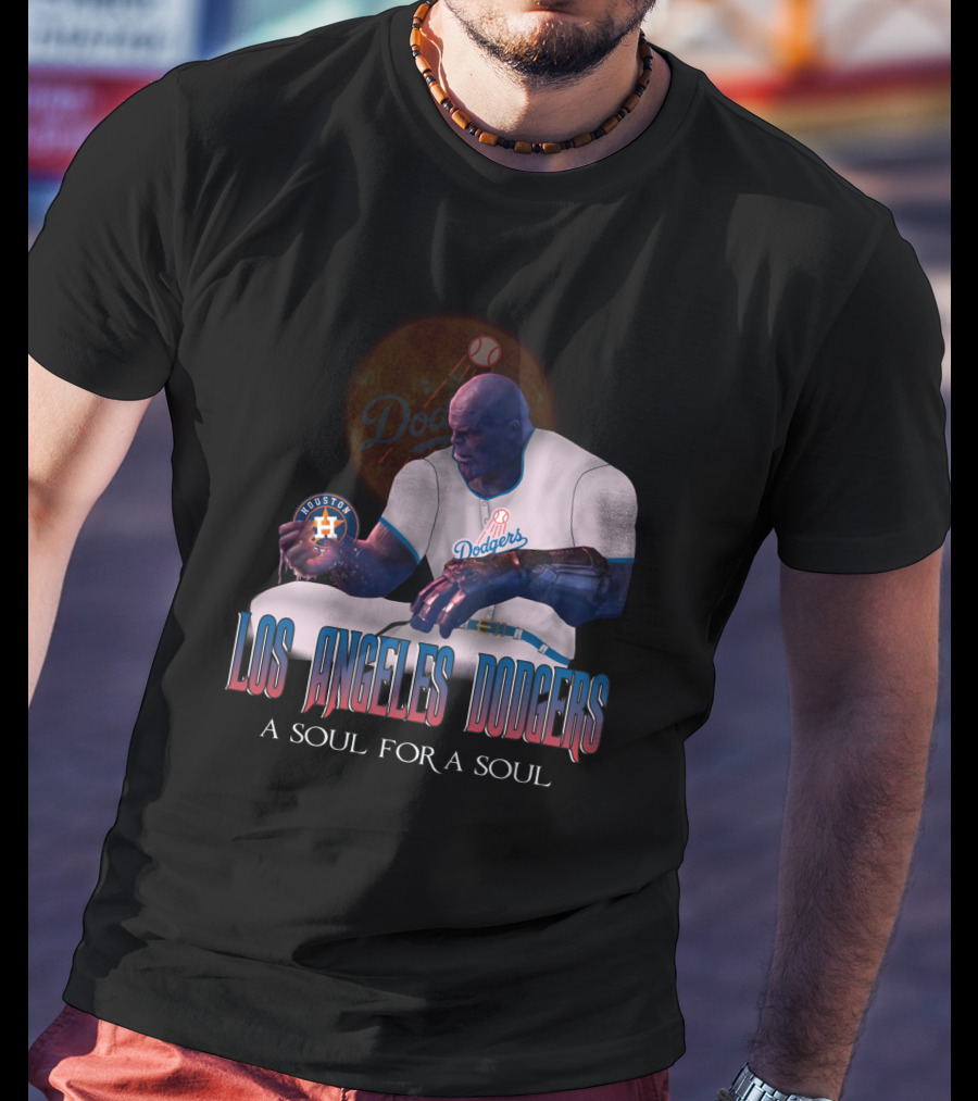 Los Angeles Dodgers A Soul For A Soul Dodgers Astros T-Shirt