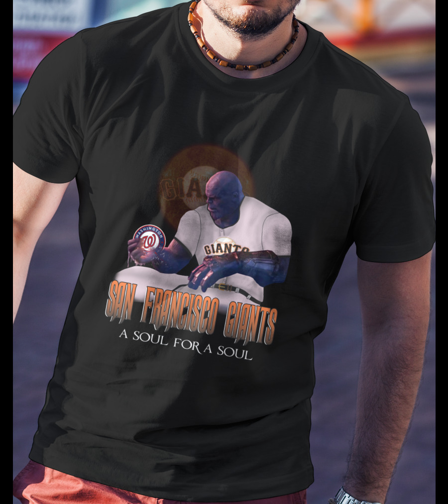 San Francisco Giants A Soul For A Soul Giants Logo Washington 70 T-Shirt