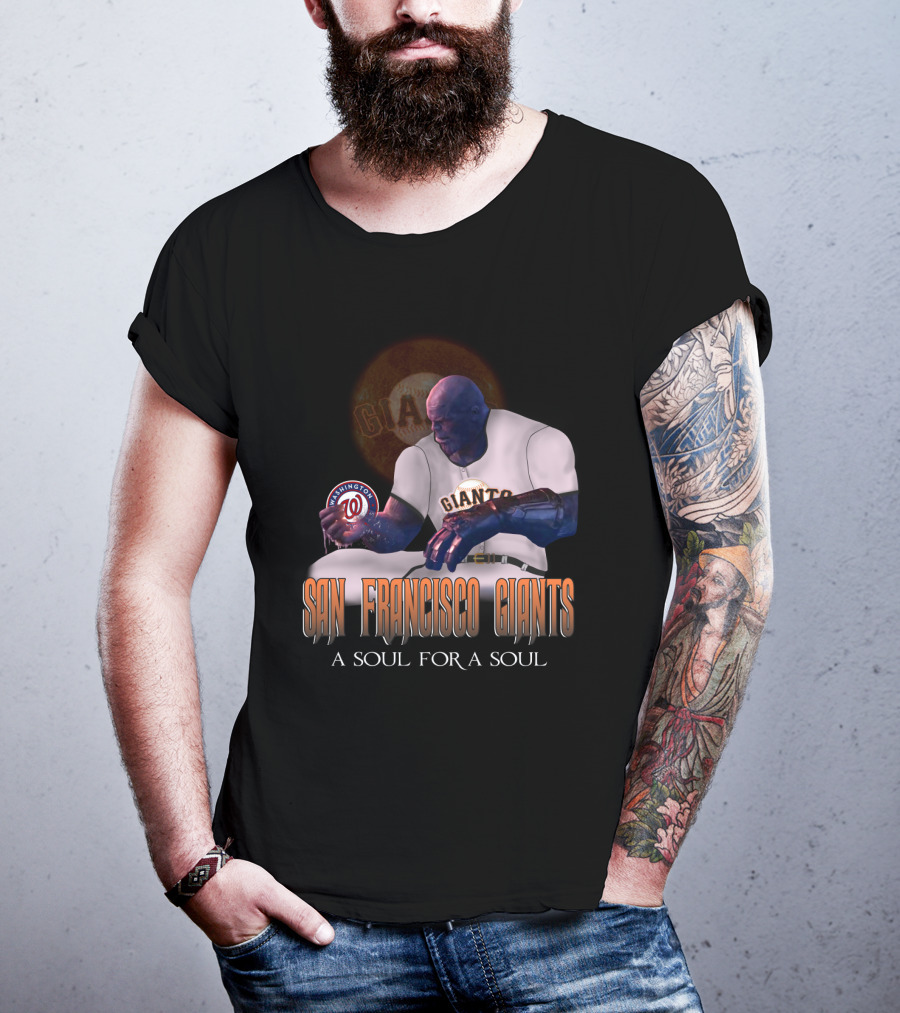 San Francisco Giants A Soul For A Soul Giants Logo Washington 70 T-Shirt