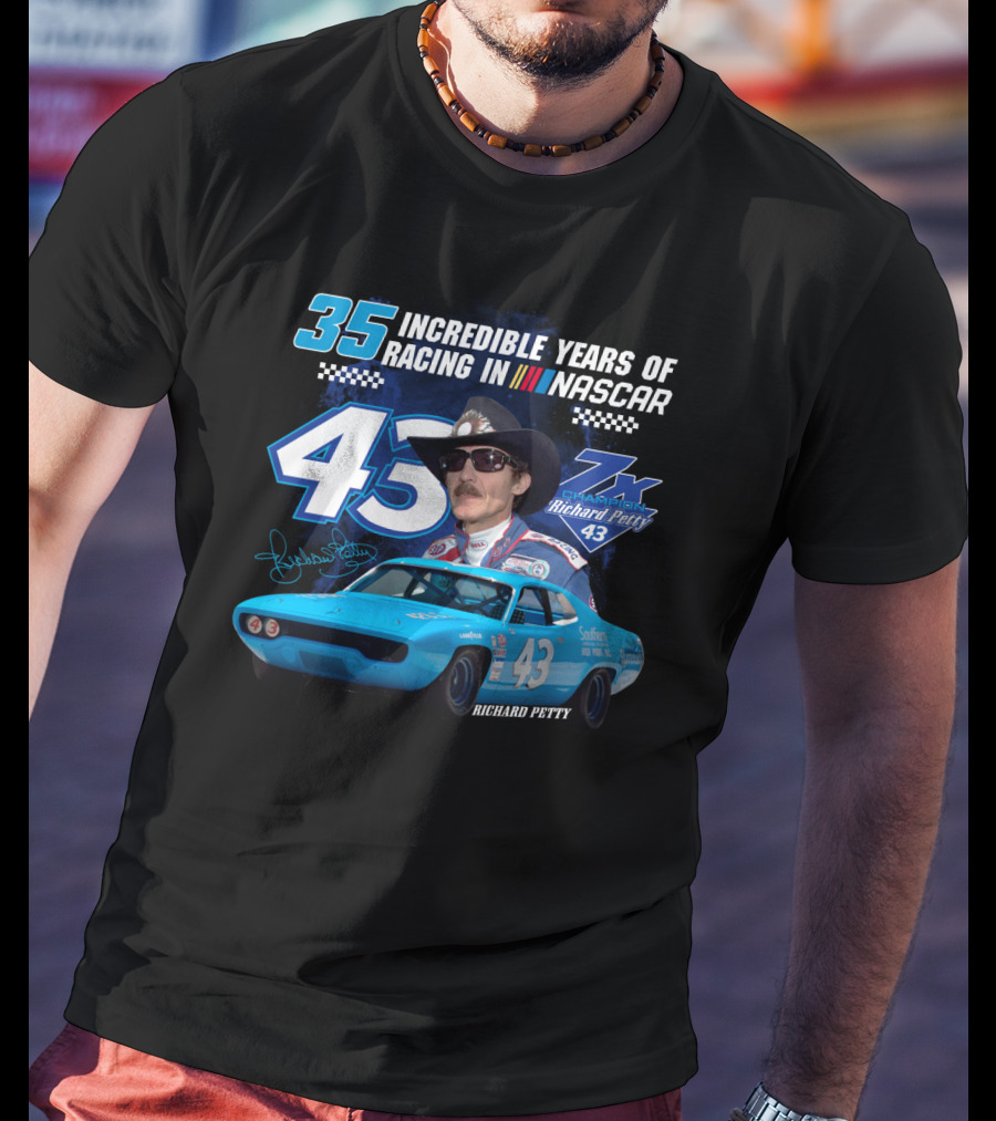 Incredible Years Of Racing In Nascar Richard Petty T-Shirt