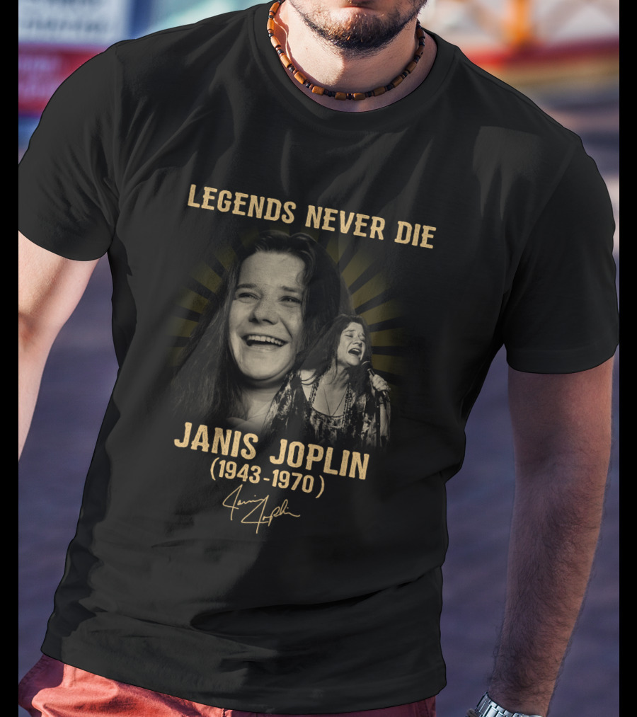 Legends Never Die Janis Joplin 1943-1970 T-Shirt