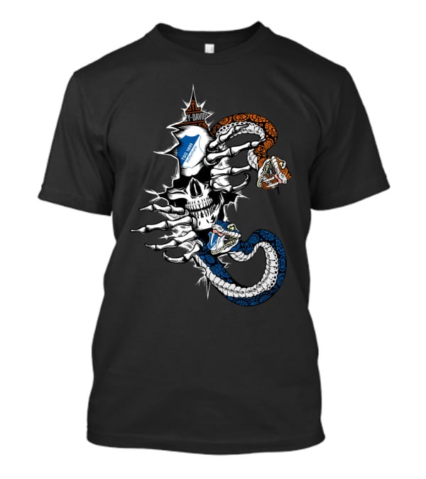 Tsg1899H Skeleton Snake Duel T-Shirt