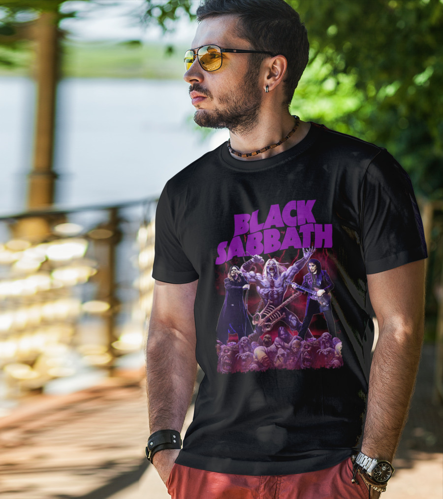 Black Sabbath Zombie Warrior Concert T-Shirt