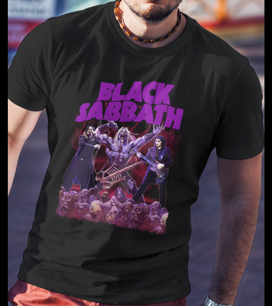 Black Sabbath Zombie Warrior Concert T-Shirt