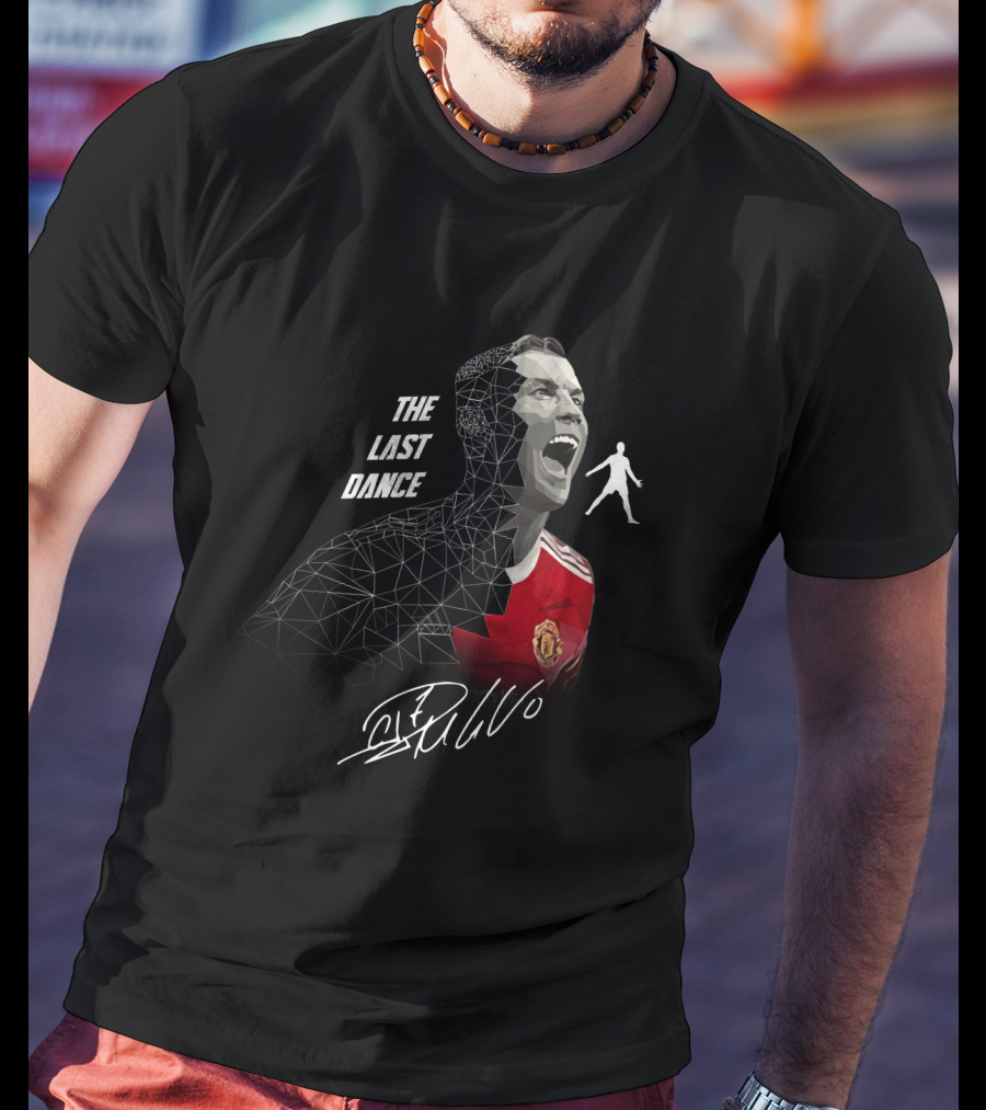 The Last Dance Cristiano Ronaldo Manchester United Polygon Signature T-Shirt
