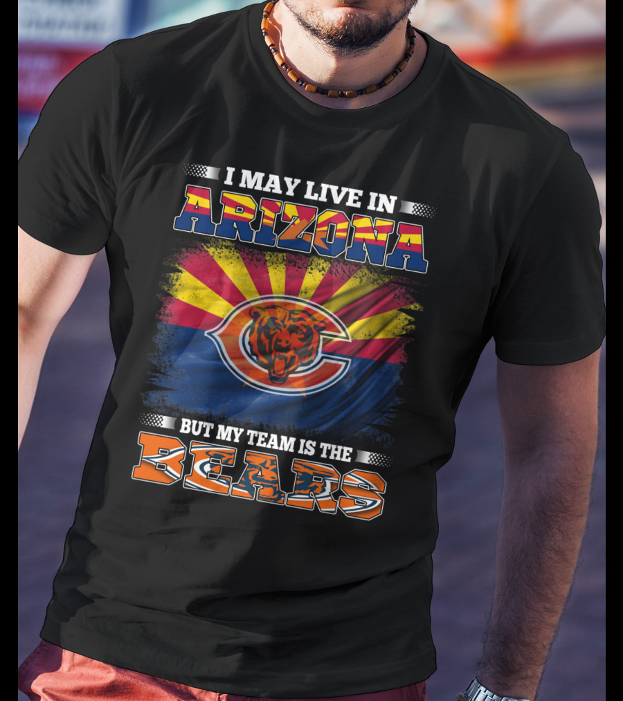 Arizona Pride With Chicago Bears Team Loyalty T-Shirt
