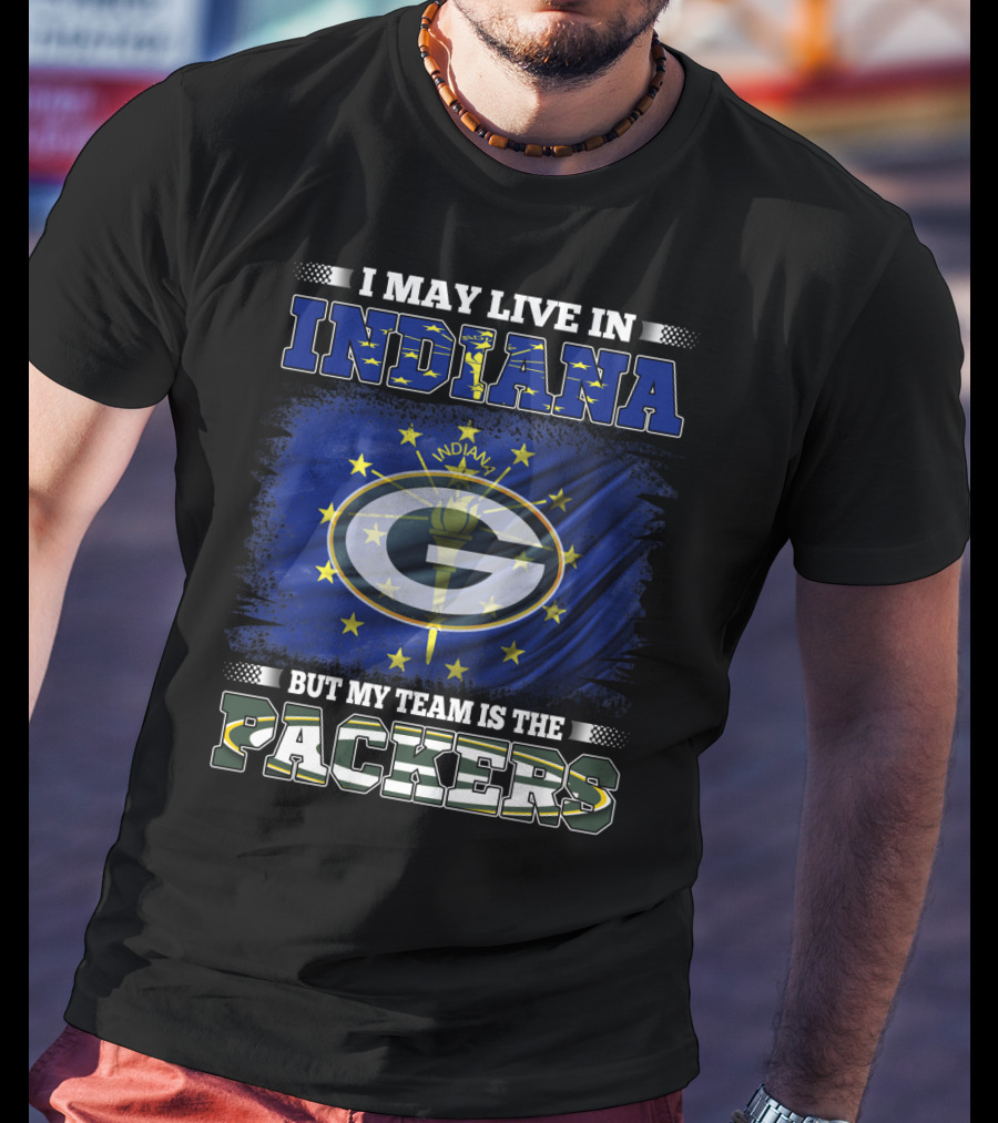 Indiana Fan Rooting For Packers Football Team Loyalty T-Shirt