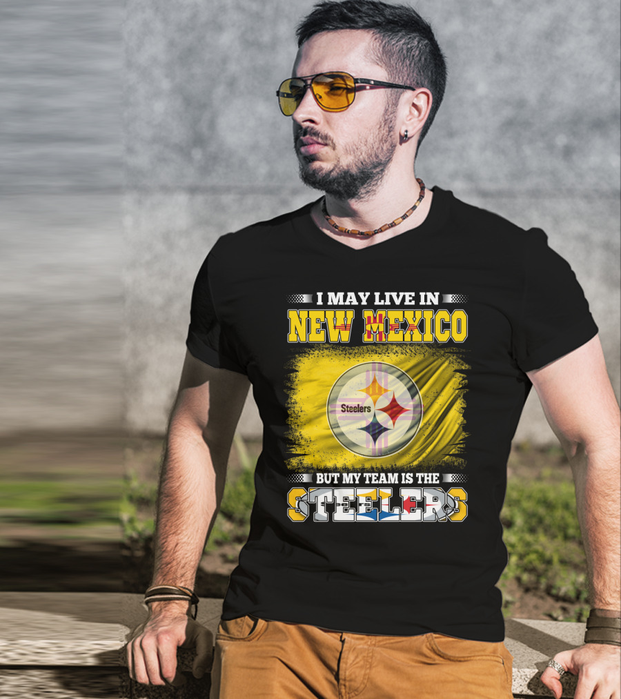 New Mexico Fan Of The Steelers Team T-Shirt