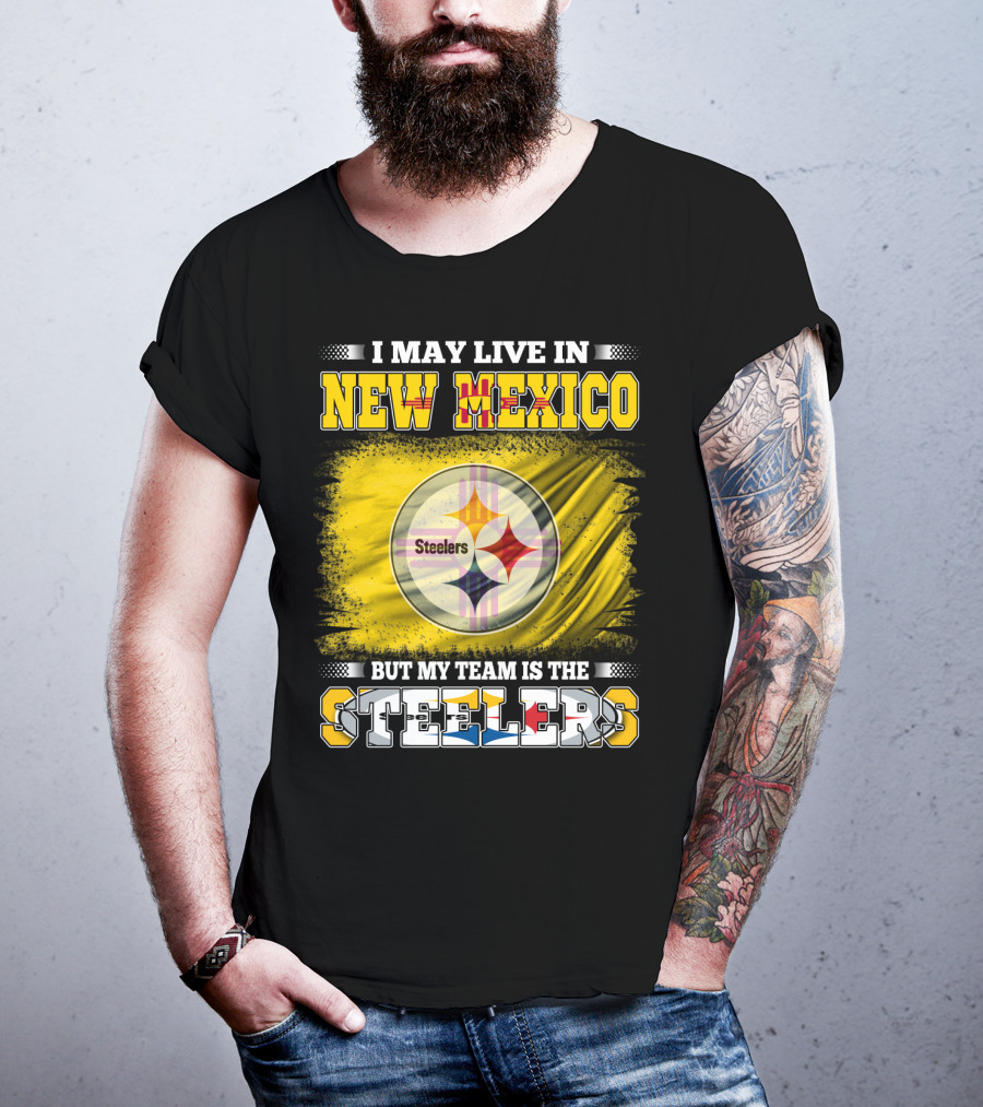 New Mexico Fan Of The Steelers Team T-Shirt