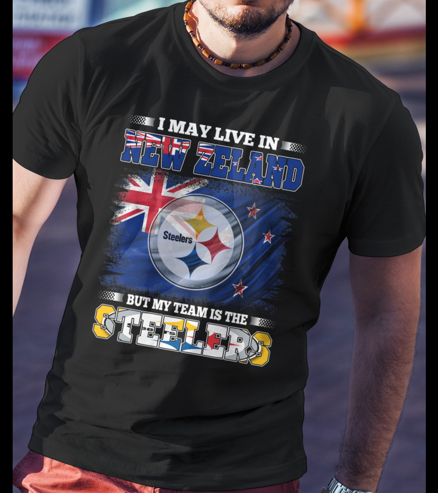 New Zeland Pride With Steelers Loyalty And Flags T-Shirt