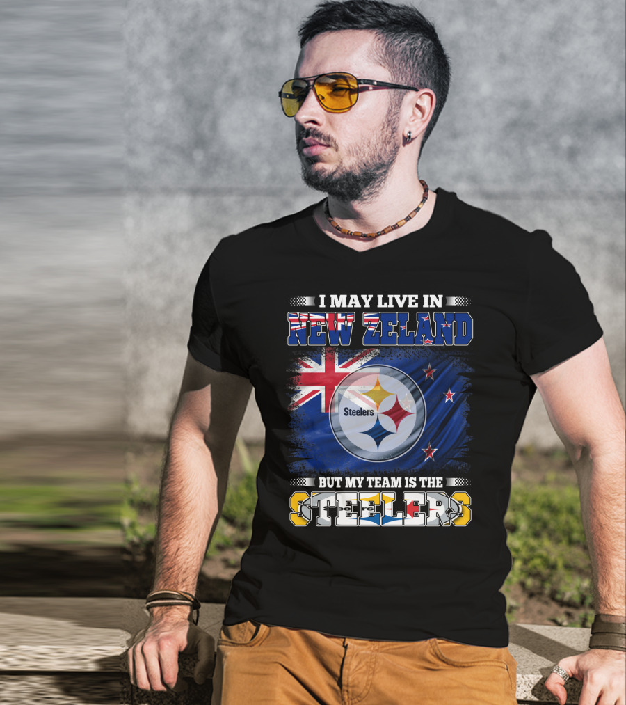 New Zeland Pride With Steelers Loyalty And Flags T-Shirt