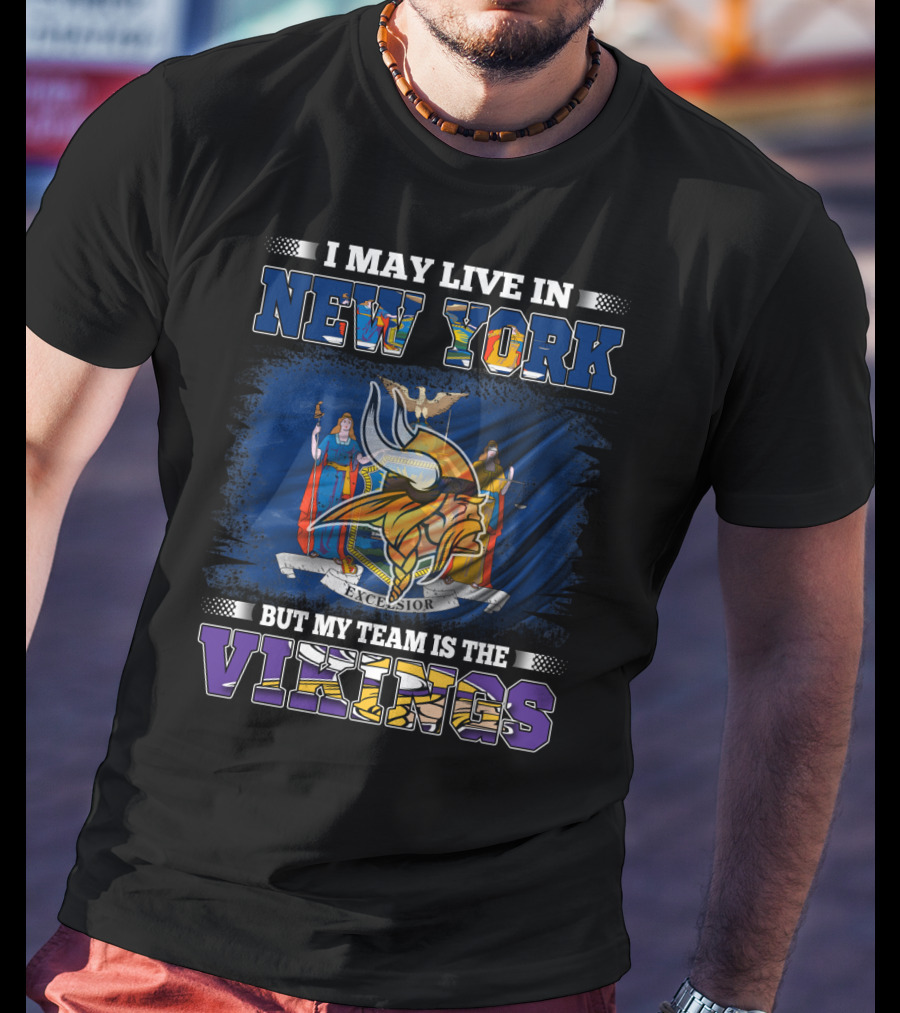 New York State Pride Minnesota Vikings Team Allegiance T-Shirt