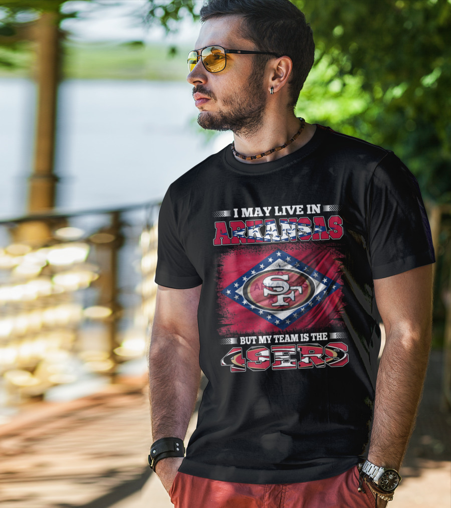 Arkansas Pride With San Francisco 49ers Team Allegiance T-Shirt