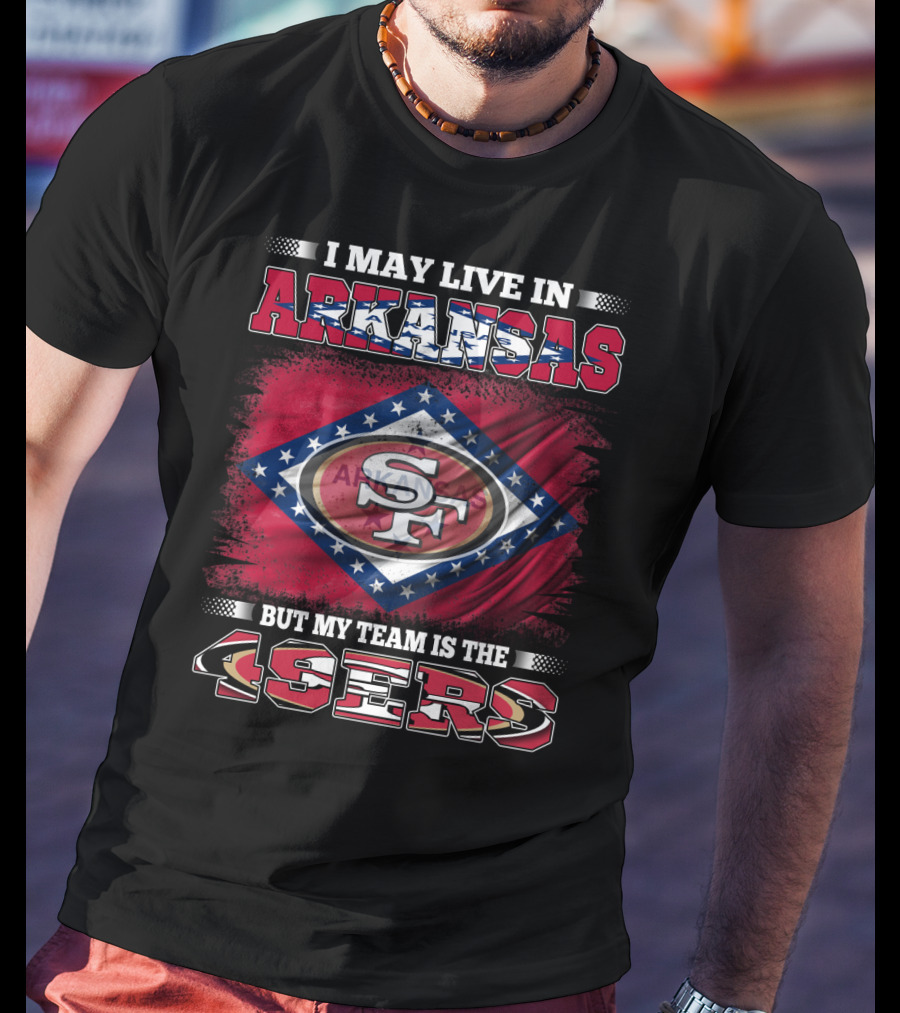 Arkansas Pride With San Francisco 49ers Team Allegiance T-Shirt