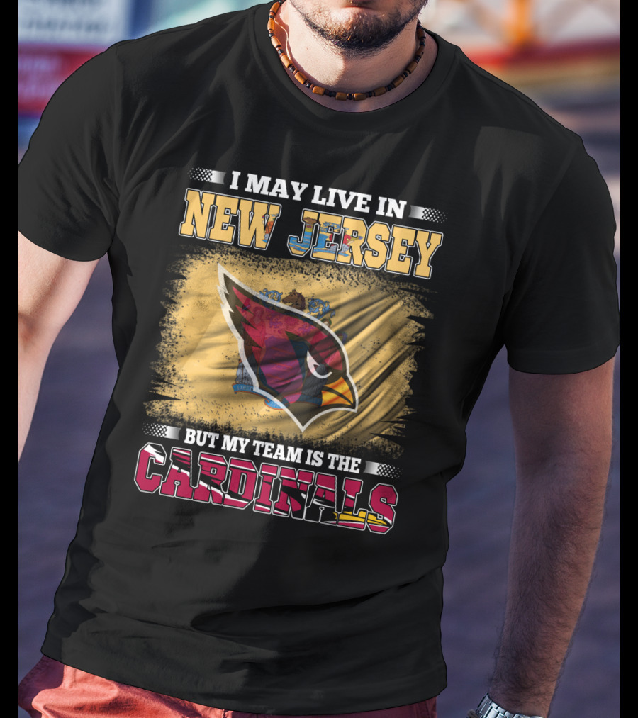 New Jersey Fan Loyalty To Cardinals Team Emblem T-Shirt