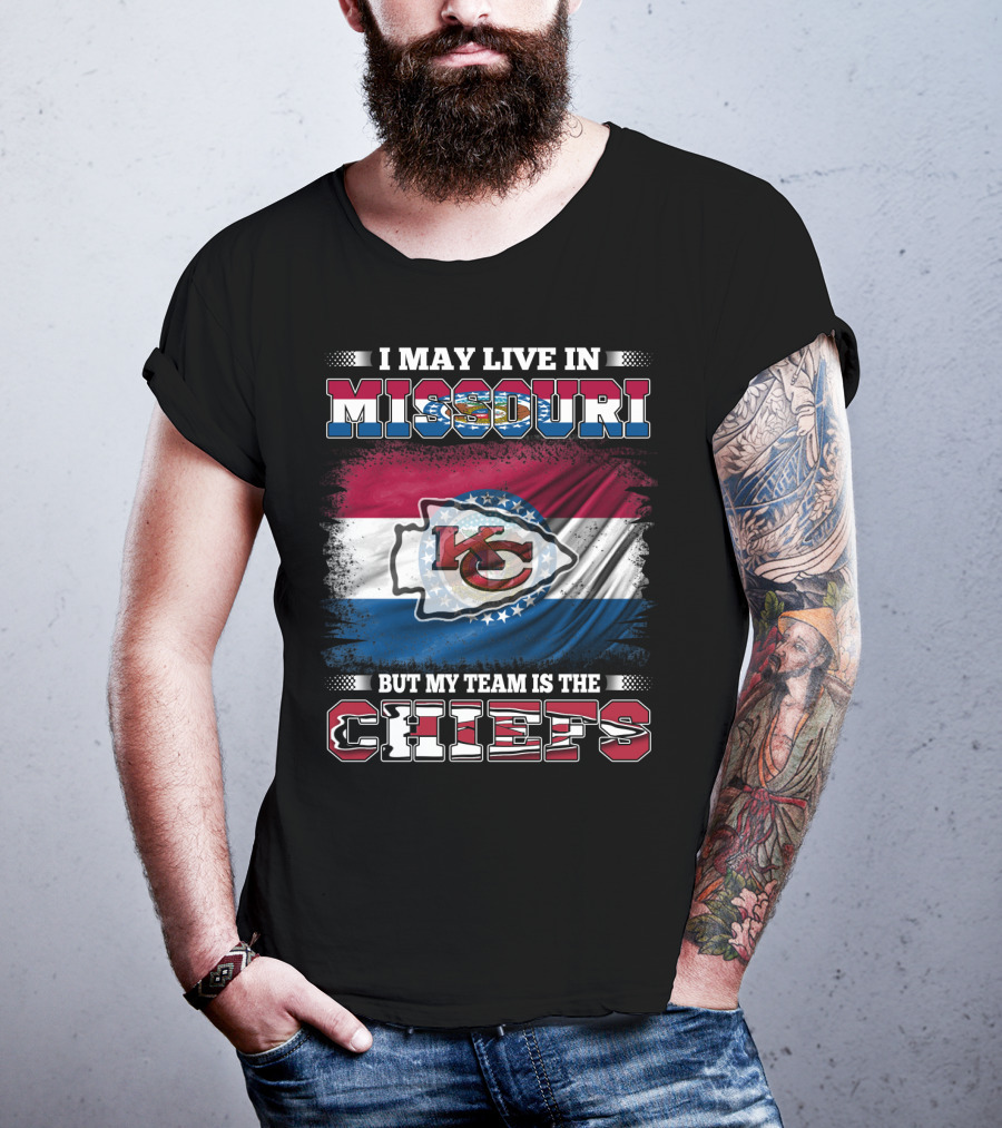 Missouri Pride Kansas City Chiefs Team Loyalty Fan T-Shirt