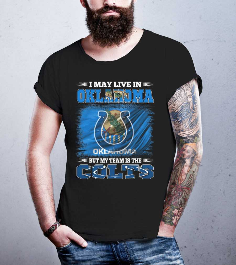 Oklahoma Loyalty Colts Fan Flag Pride T-Shirt