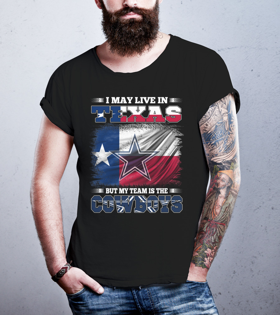 Texas Pride With Dallas Cowboys Star Fans T-Shirt