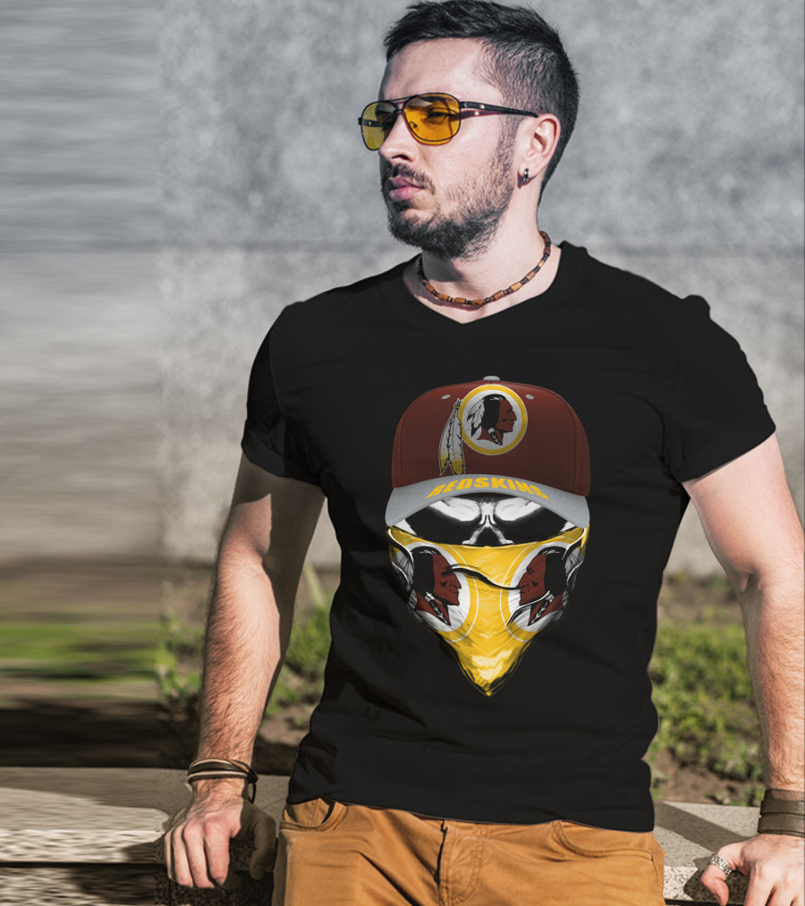 Redskins Washington Logo Feather Tribal T-Shirt