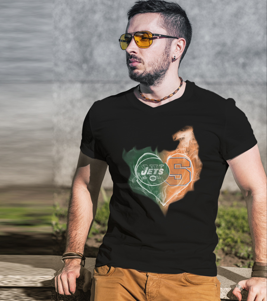 Jets Syracuse S Heart Fusion T-Shirt