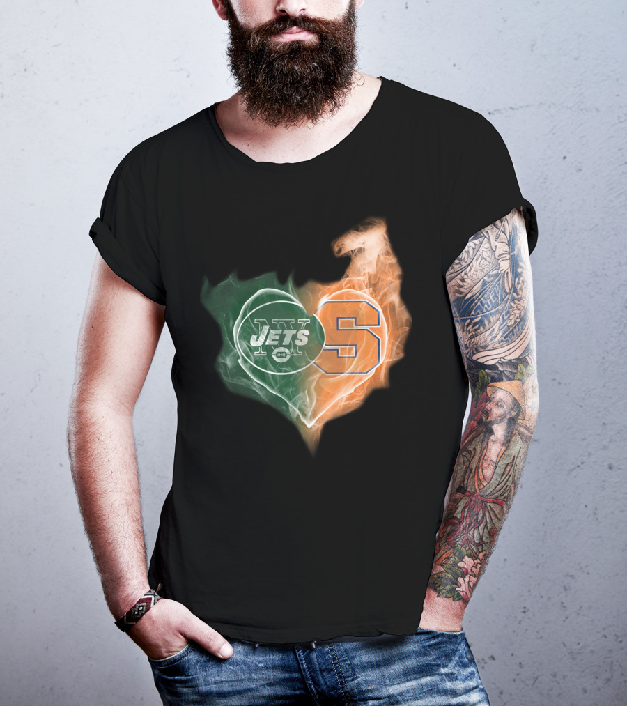Jets Syracuse S Heart Fusion T-Shirt