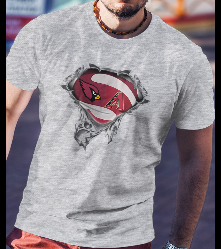 Arizona Cardinals Arizona Diamondbacks Marvel Super Heroes T-Shirt