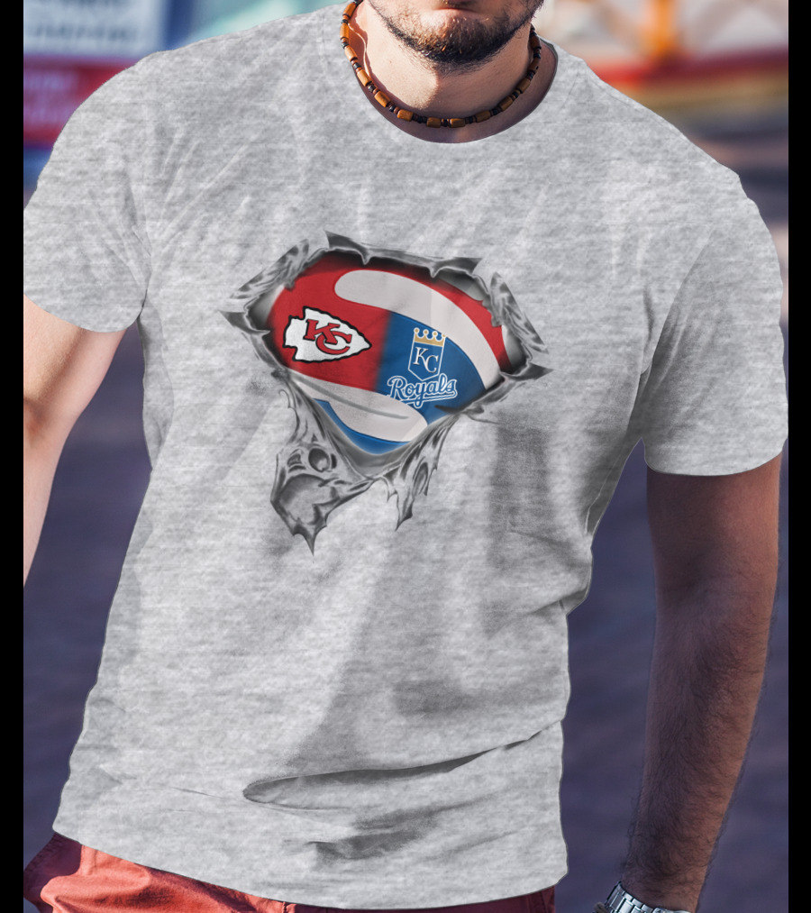 Kansas City Chiefs And Royals Super Combo 3D T-Shirt