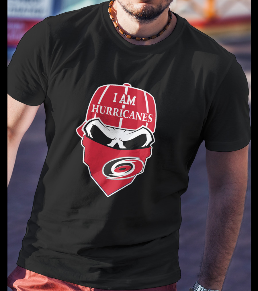 Carolina Hurricanes Skull Mask I Am Hurricanes T-Shirt