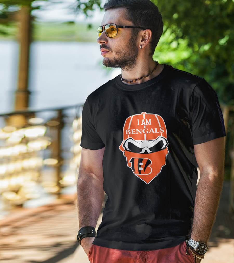 I Am Bengals Skull Cincinnati T-Shirt
