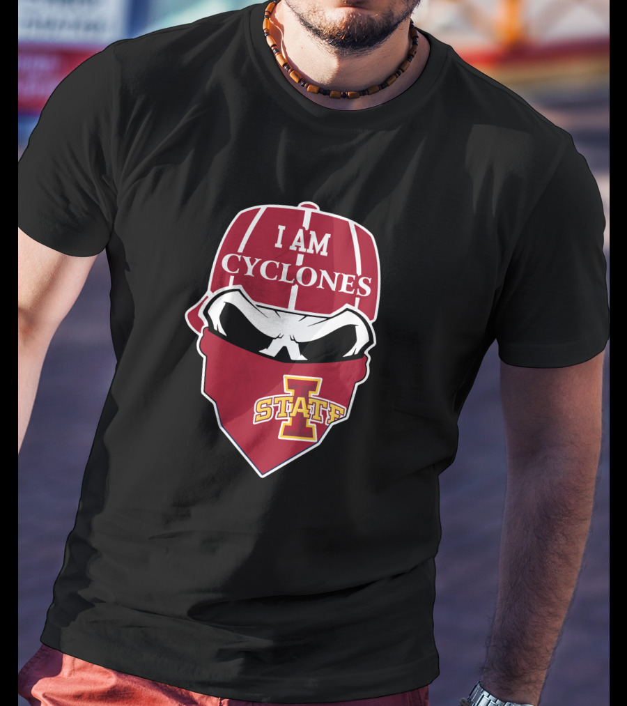 I Am Cyclones Iowa State Skull T-Shirt