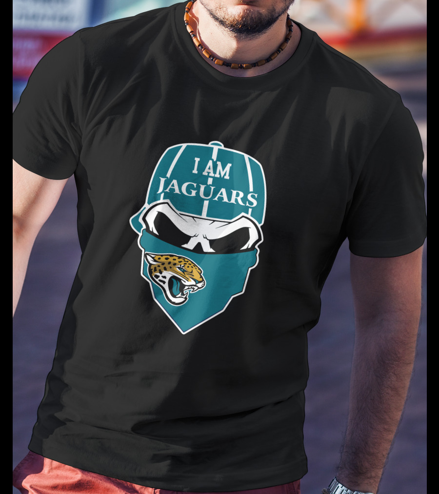 I Am Jaguars Skull Design Featuring Jacksonville Jaguars T-Shirt