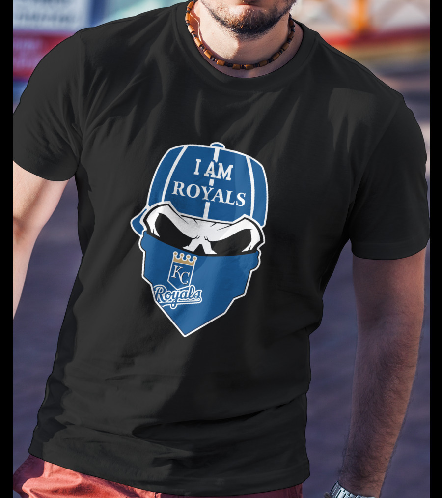 I Am Royals Kansas City Royals Skull Kc T-Shirt