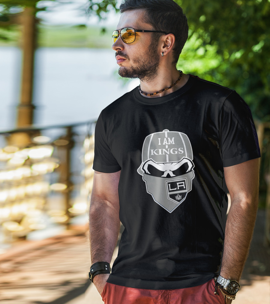 I Am Kings La Skull Los Angeles Kings T-Shirt