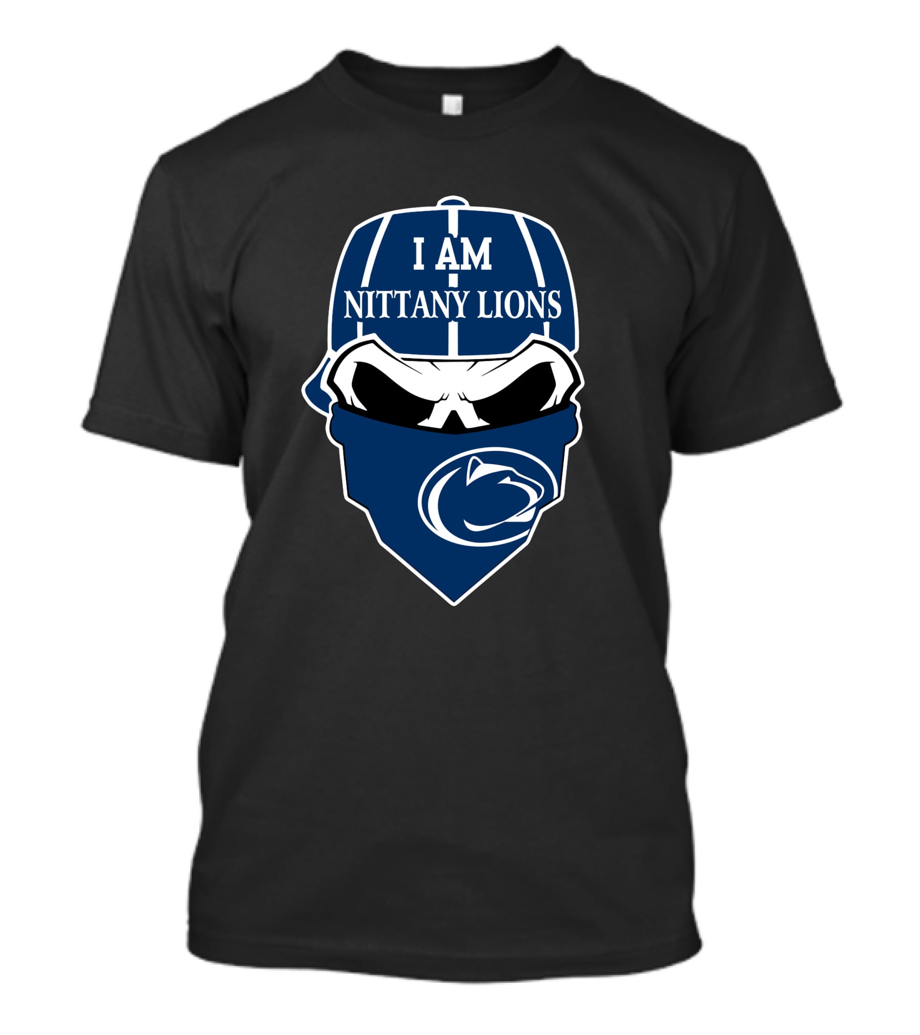 I Am Nittany Lions Penn State Skull T-Shirt