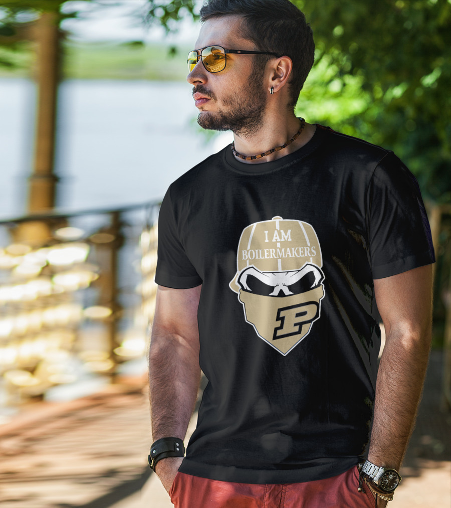 Purdue Boilermakers Skull I Am Boilermakers T-Shirt